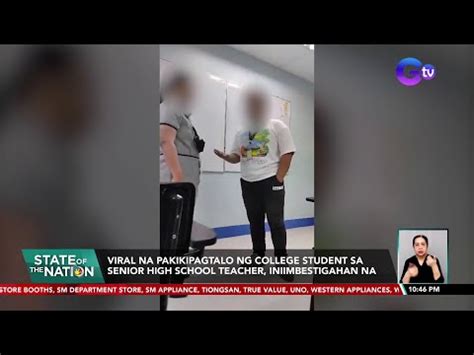 lasing kinantot viral|Pakikipagtalo ng college student sa SHS teacher  .